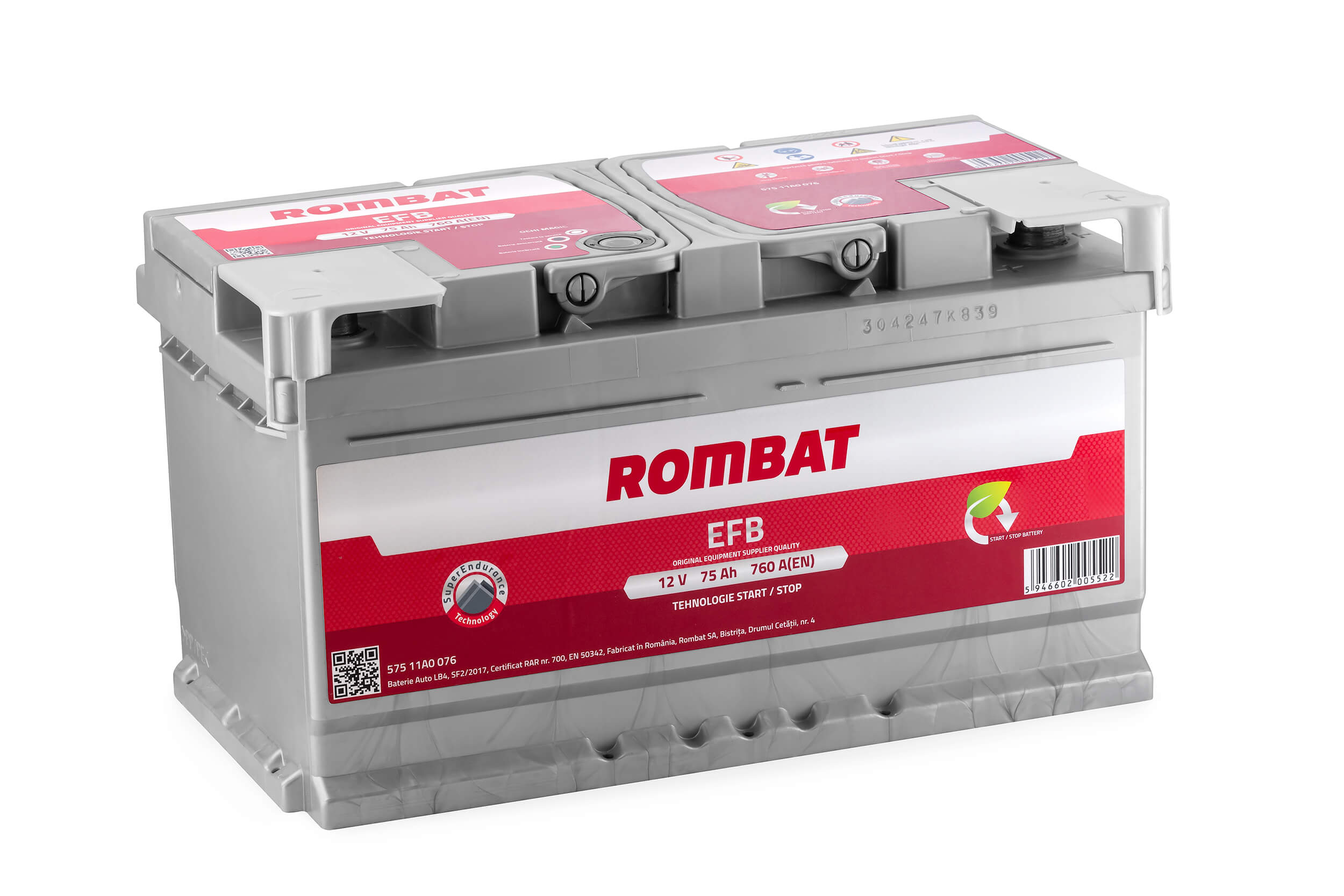 żtartovacia batéria ROMBAT S.A.
